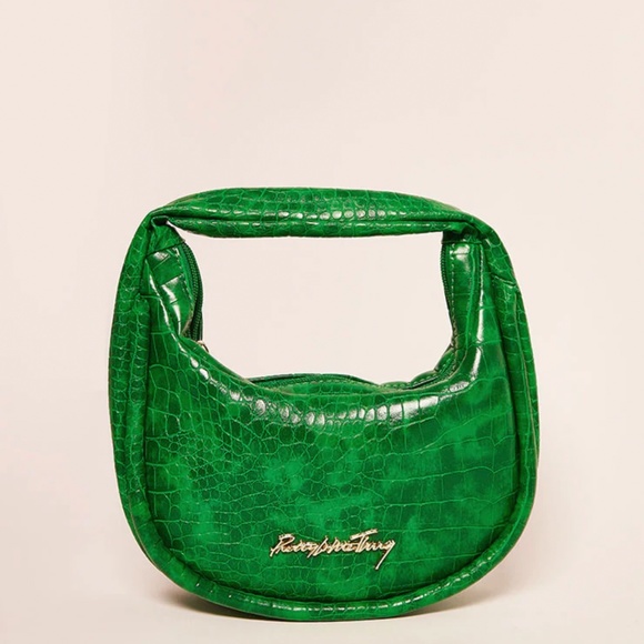 Green Croc mini grab bag - Picture 1 of 2